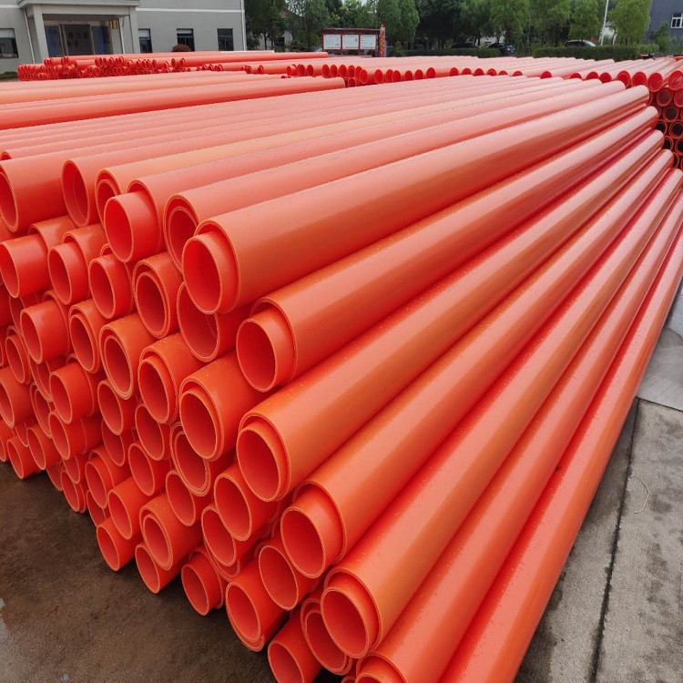 MPP电力管 橘红色电力电缆保护管非开挖拖拉管